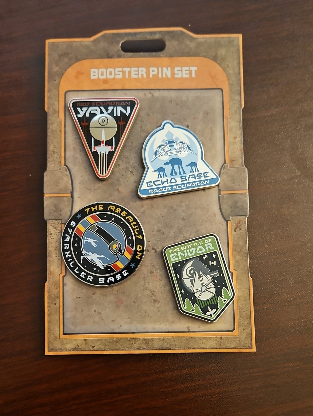 Star Wars  Booster Pin Set - All 4 Pins